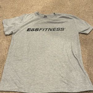 Eos Fitness T-shirt Tee Gray Grey Sz Small